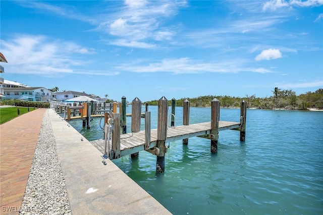 1206 Edington Pl Unit D304, Marco Island, FL 34145 - dock featuring a water view
