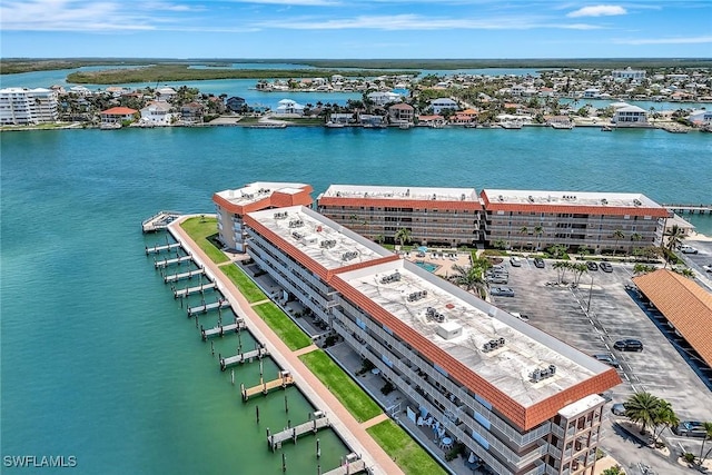 1206 Edington Pl Unit D304, Marco Island, FL 34145 - aerial view of a nearby body of water and apartment complex / building