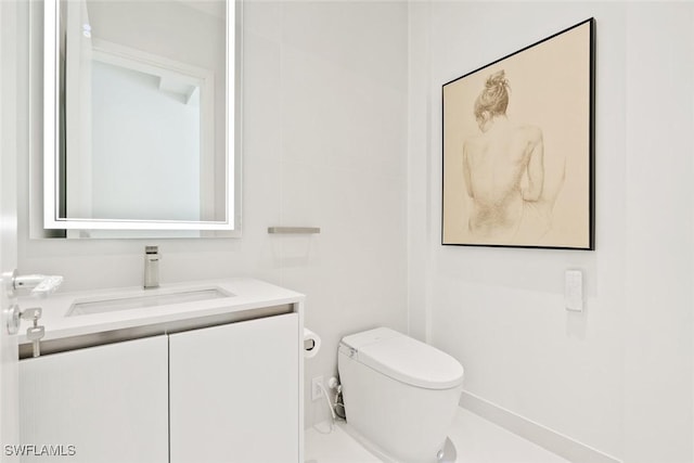 1135 Bluebird Ave, Marco Island, FL 34145 - bathroom featuring vanity and toilet
