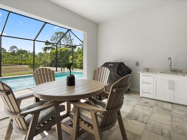 836 14th St SE, Naples, FL 34117 - dining room featuring a sunroom