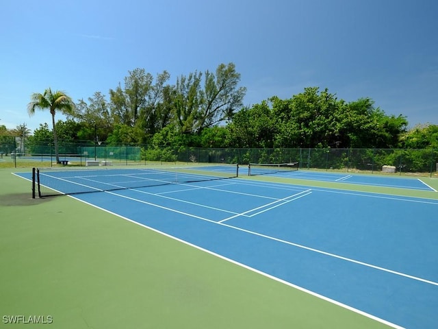 200 Periwinkle Way Unit 319, Sanibel, FL 33957 - view of tennis court with community basketball court