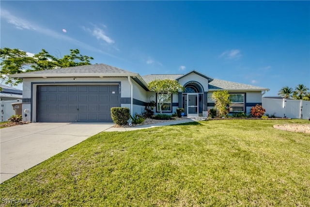1812 SW 10th Ter, Cape Coral, FL 33991 - ranch-style home with driveway, stucco siding, and a garage