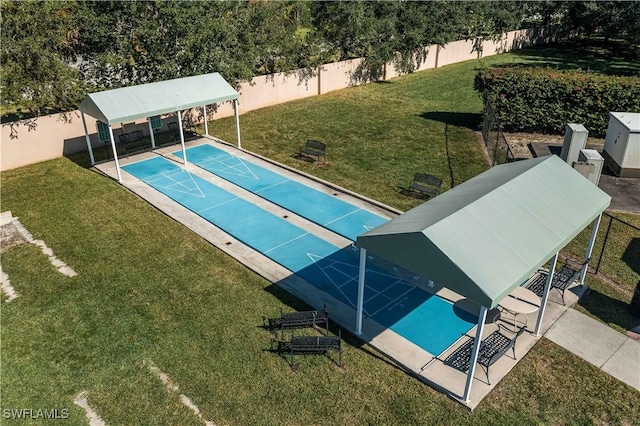 14121 Brant Point Cir Unit 1403, Fort Myers, FL 33919 - view of pool with shuffleboard