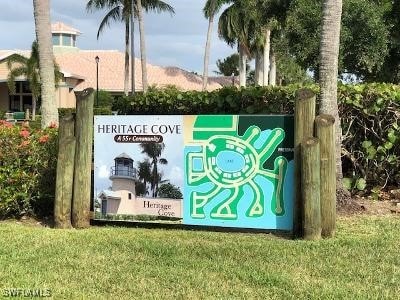 14121 Brant Point Cir Unit 1403, Fort Myers, FL 33919 - community / neighborhood sign featuring a lawn