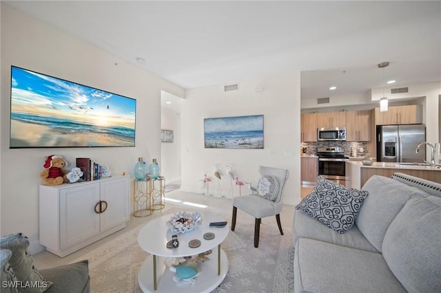 15901 Royal Pointe Ln Unit 301, Fort Myers, FL 33908 - living area featuring recessed lighting