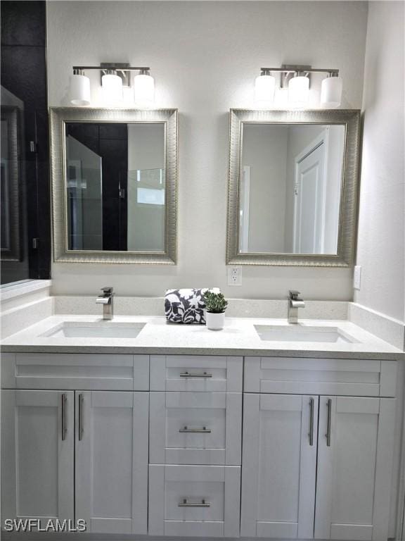 222 Victoria Ave S, Lehigh Acres, FL 33974 - bathroom with double vanity