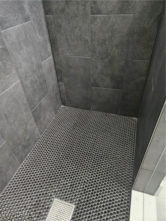 222 Victoria Ave S, Lehigh Acres, FL 33974 - bathroom view of a tile shower