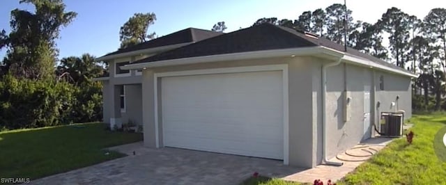222 Victoria Ave S, Lehigh Acres, FL 33974 - garage with cooling unit