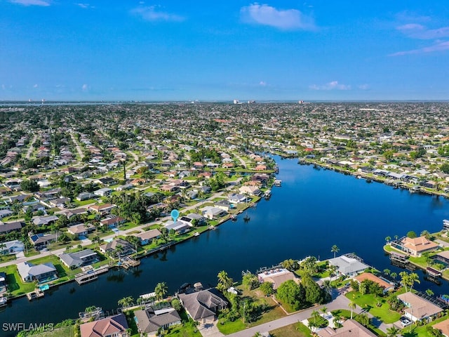 333 SE 33rd Ter, Cape Coral, FL 33904 - aerial view of property and surrounding area with a nearby body of water and nearby suburban area