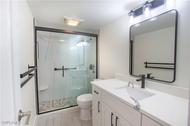 632 Victoria Dr Unit 103, Cape Coral, FL 33904 - full bath with toilet, vanity, and a shower stall