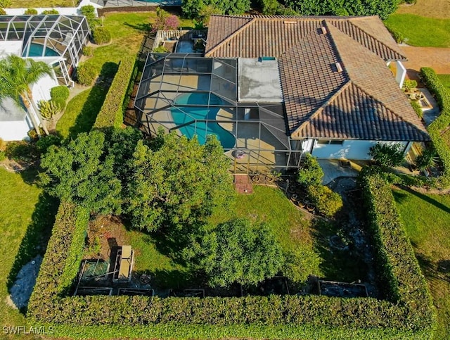 67 Pebble Beach Blvd, Naples, FL 34113 - view from above of property with a pool area