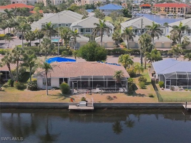 1450 Aqui Esta Dr, Punta Gorda, FL 33950 - aerial view of residential area featuring a large body of water