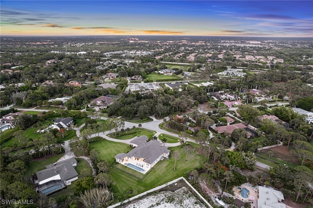 493 Myrtle Rd, Naples, FL 34108 - aerial view of property's location with nearby suburban area