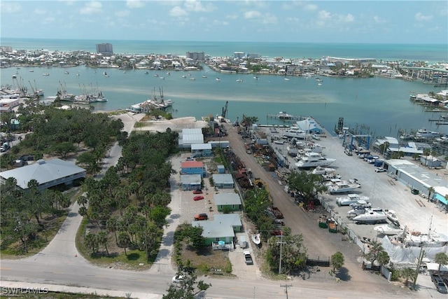 1180 Main St Unit 6, Fort Myers Beach, FL 33931 - aerial view of a nearby body of water and numerous boat docks