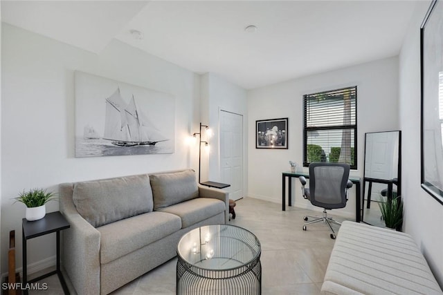 12003 Hawthorn Lake Dr Unit 101, Fort Myers, FL 33913 - office area with baseboards