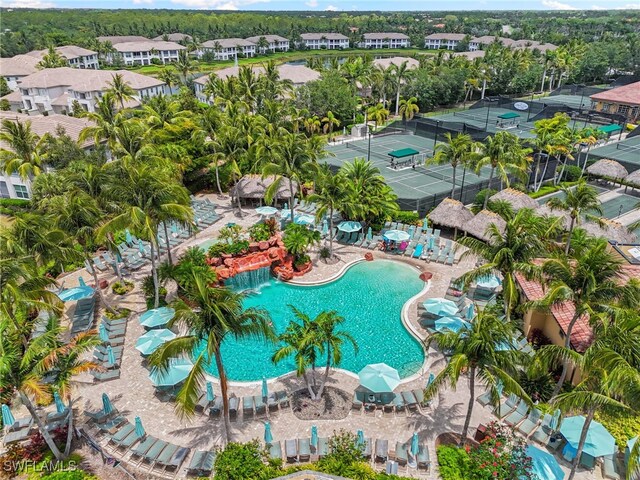 6492 Caldecott Dr, Naples, FL 34113 - bird's eye view