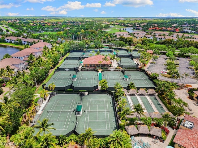 6492 Caldecott Dr, Naples, FL 34113 - aerial view of residential area with a nearby body of water