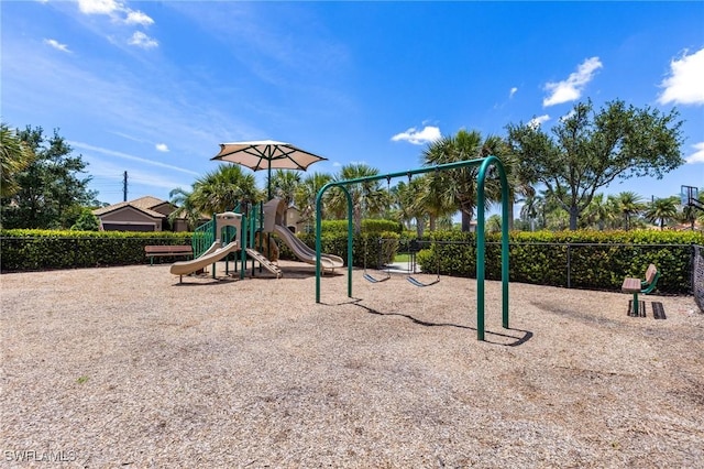 6624 Palmerston Dr, Fort Myers, FL 33966 - view of community jungle gym