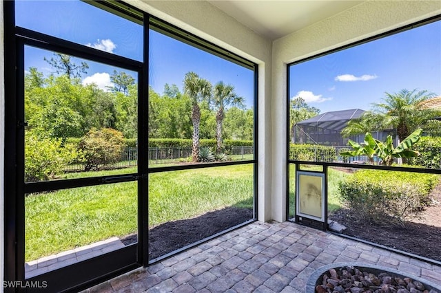 6624 Palmerston Dr, Fort Myers, FL 33966 - view of unfurnished sunroom