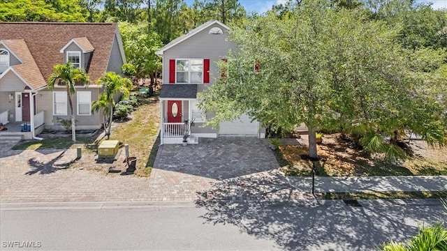 434 Leawood Cir, Naples, FL 34104 - view of front of property featuring driveway