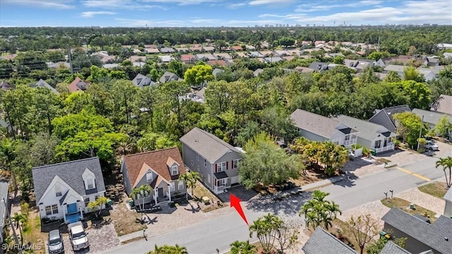 434 Leawood Cir, Naples, FL 34104 - aerial perspective of suburban area
