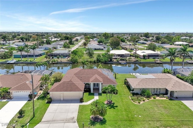 3317 SW 5th Pl, Cape Coral, FL 33914 - aerial perspective of suburban area with a nearby body of water