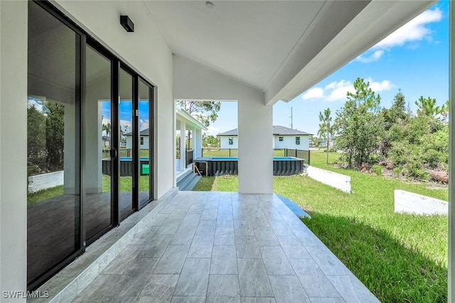 14074 Whittier Ln, Port Charlotte, FL 33981 - view of patio with an outdoor pool