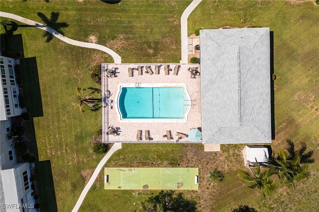 1830 Brantley Rd Unit A2, Fort Myers, FL 33907 - drone / aerial view of a pool