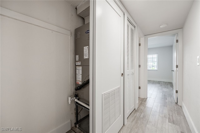 1830 Brantley Rd Unit A2, Fort Myers, FL 33907 - corridor with baseboards and light wood-style floors