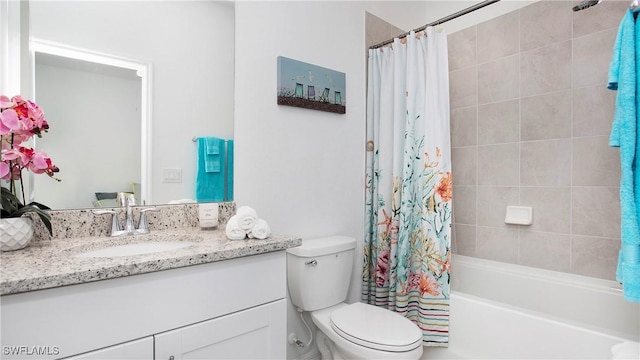 17811 Palmetto Pass Ln, Punta Gorda, FL 33982 - bathroom with vanity and shower / bath combination with curtain