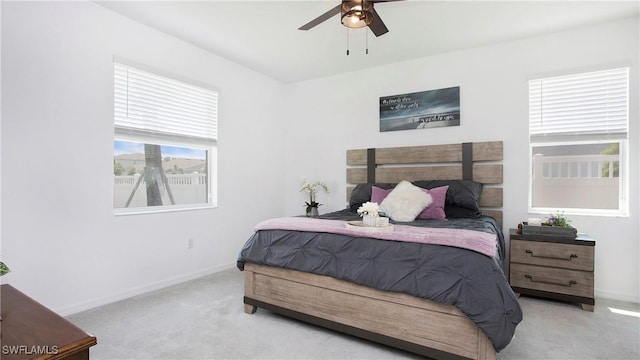 17811 Palmetto Pass Ln, Punta Gorda, FL 33982 - bedroom featuring carpet flooring and a ceiling fan
