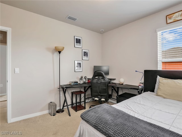1036 Alaska Ave, Lehigh Acres, FL 33971 - carpeted bedroom with baseboards and an office area