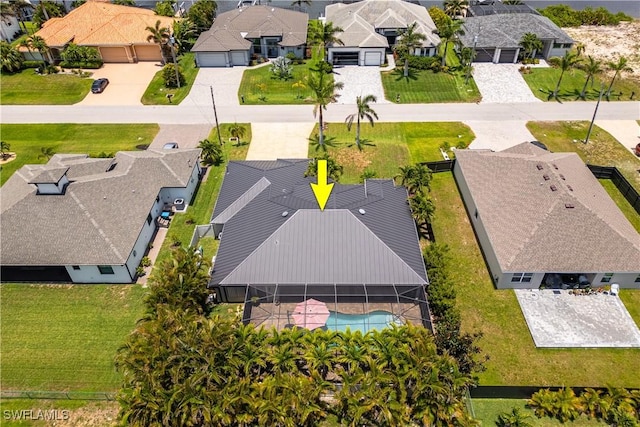 3628 NW 3rd Ter, Cape Coral, FL 33993 - aerial perspective of suburban area