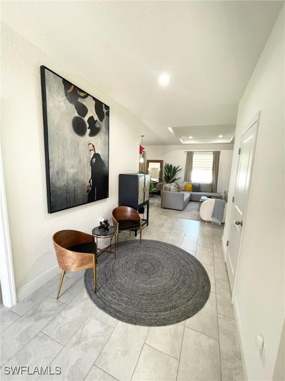 8016 Oakleaf Cir, Labelle, FL 33935 - living area featuring recessed lighting and baseboards