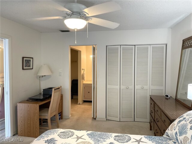 325 Charlemagne Blvd Unit B207, Naples, FL 34112 - bedroom featuring a closet and a ceiling fan