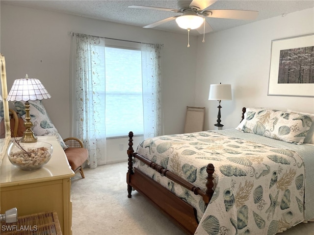 325 Charlemagne Blvd Unit B207, Naples, FL 34112 - bedroom featuring multiple windows, light carpet, and ceiling fan