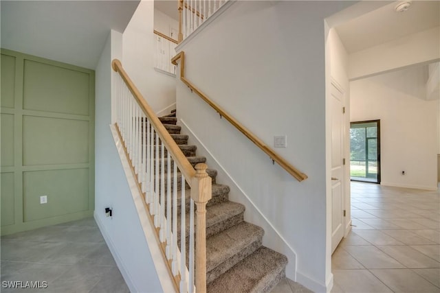 11260 Canopy Loop, Fort Myers, FL 33913 - stairway with tile patterned flooring and baseboards