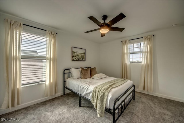 11260 Canopy Loop, Fort Myers, FL 33913 - bedroom with carpet, ceiling fan, and baseboards