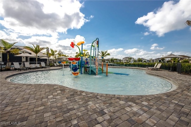 11260 Canopy Loop, Fort Myers, FL 33913 - community pool featuring a water play area and a patio