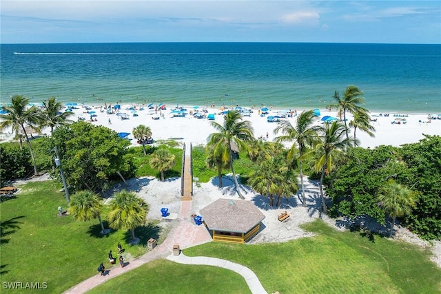 736 94th Ave N, Naples, FL 34108 - bird's eye view of expansive beach