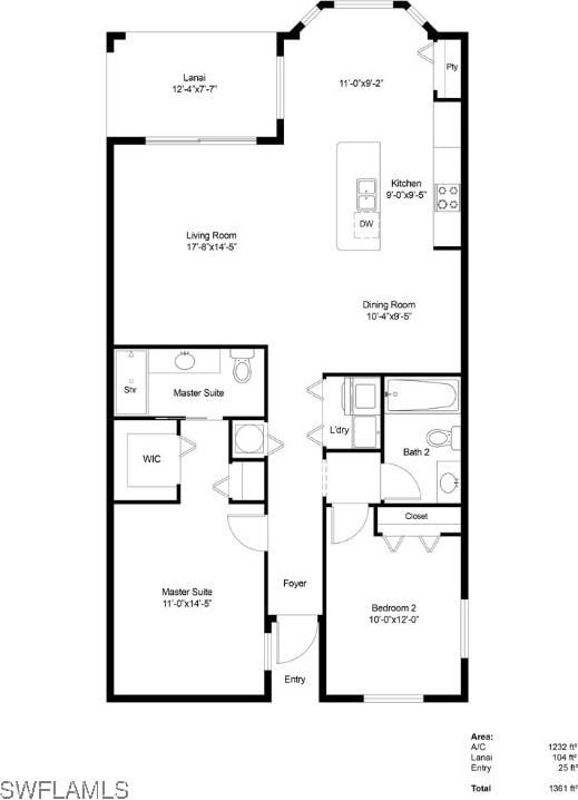 9731 Acqua Ct Unit 537, Naples, FL 34113 - floor plan / room layout