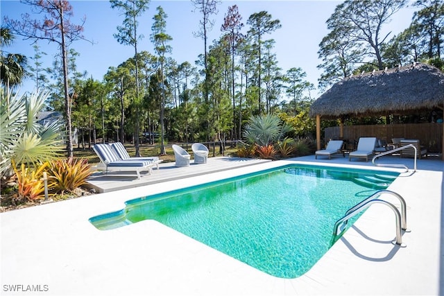 5880 Shady Oaks Ln, Naples, FL 34119 - view of pool with a patio area