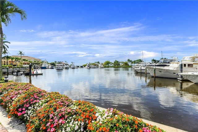 11640 Court Of Palms Unit 103, Fort Myers, FL 33908 - dock featuring a water view