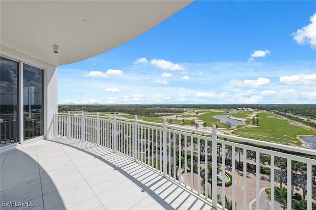 13675 Vanderbilt Dr Ph 1105, Naples, FL 34110 - balcony featuring a water view and view of golf course