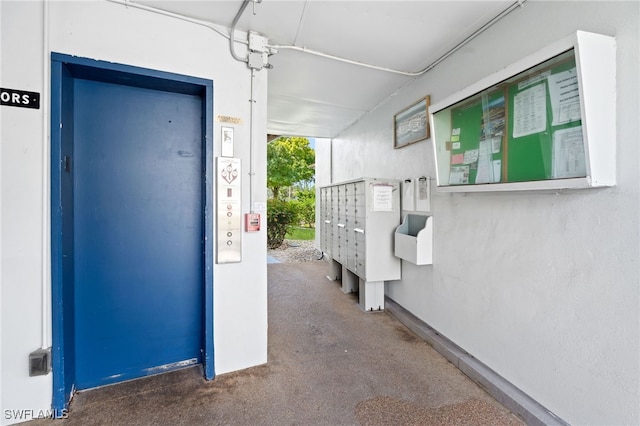 1415 Tropic Ter Unit 1415, North Fort Myers, FL 33903 - doorway to property with elevator and stucco siding