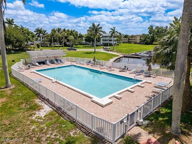 1415 Tropic Ter Unit 1415, North Fort Myers, FL 33903 - community pool with a patio