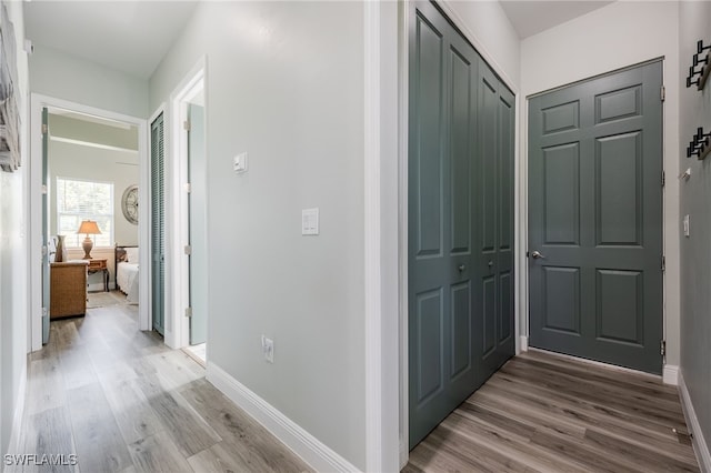 910 Gen George Patton Ave, Labelle, FL 33935 - hall with light wood-style floors and baseboards