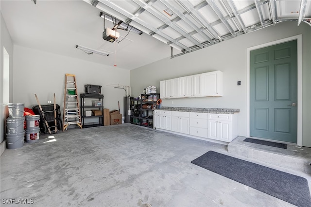 910 Gen George Patton Ave, Labelle, FL 33935 - garage featuring a garage door opener and water heater