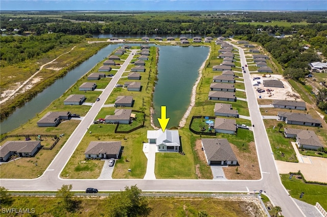 910 Gen George Patton Ave, Labelle, FL 33935 - view of property location with a nearby body of water and nearby suburban area