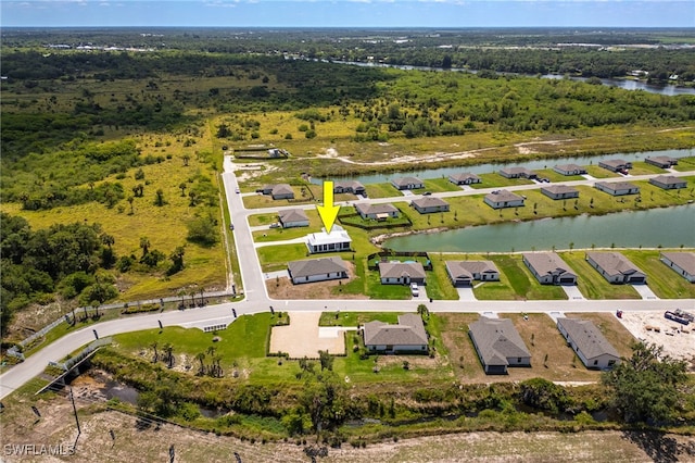 910 Gen George Patton Ave, Labelle, FL 33935 - aerial view of residential area featuring a large body of water